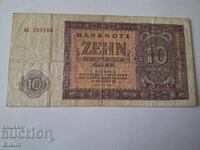 Банкнота 10 марки 1955г. Германия