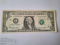 Банкнота 1 американски долар 1999г. САЩ