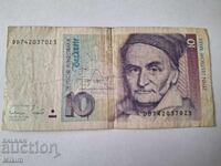 Банкнота 10 марки 1993г. Германия