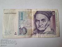 Банкнота 10 марки 1991г. Германия
