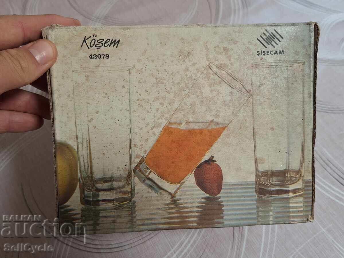 ✅КОМПЛЕКТ СТЪКЛЕНИ ЧАШИ❗ ✅КОМПЛЕКТ СТЪКЛЕНИ ЧАШИ❗