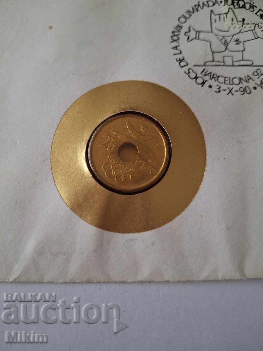 Аукцион Монета Олимпийски игри Барселона 1992г.