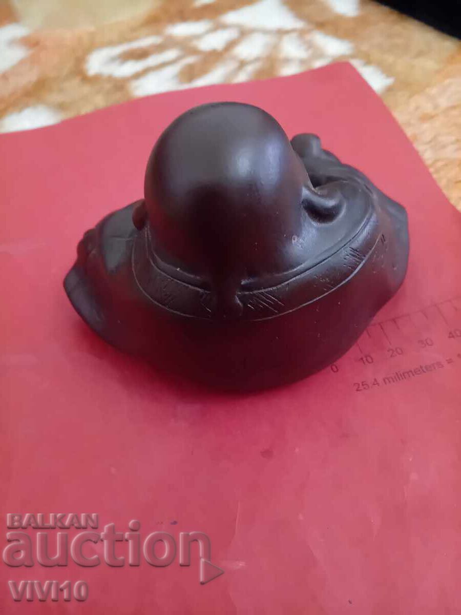 Auction  Antique Buddha figure, wood carving