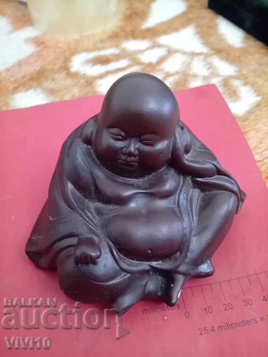 Antique Buddha figure, wood carving