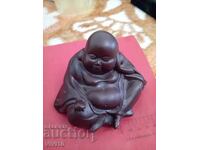 Старинна фигура Буда, дърворезба