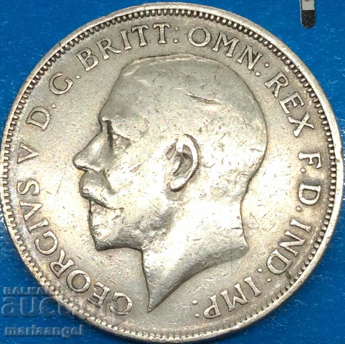 Auction  United Kingdom 1 Florin 1918 George V .925 Silver