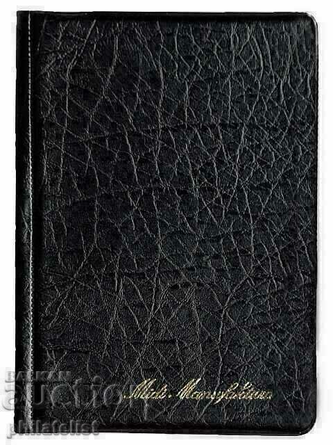 SCHULZ - liantă de buzunar pentru 96 de monede până la 30 mm. - negru SCHULZ - liantă de buzunar pentru 96 de monede până la 30 mm. - negru