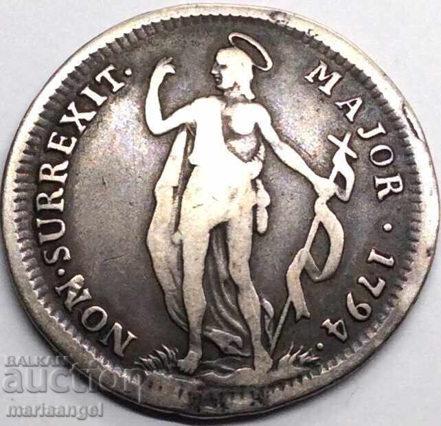 Генуя 1 лира 1794 Италия Иоан Крестител правление на Дожи - 7 Генуя 1 лира 1794 Италия Иоан Крестител правление на Дожи - 7