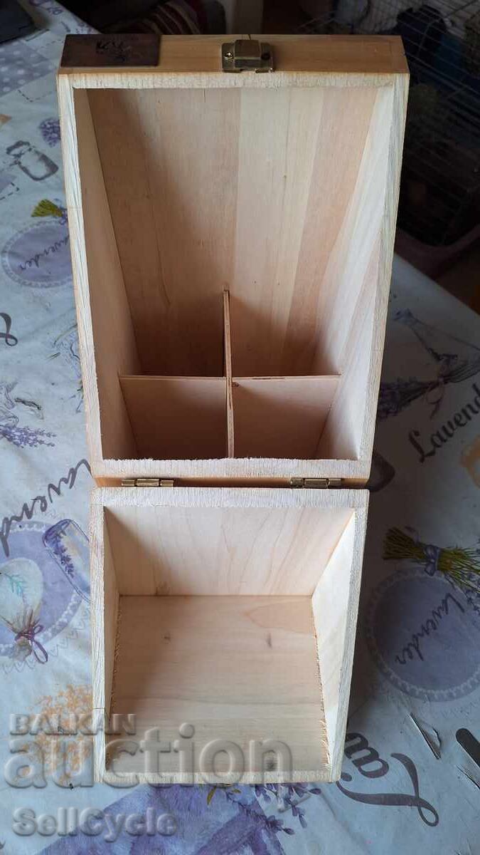 ✅ДЪРВЕНА КУТИЯ ЗА ВИНО ❗