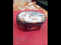 Antique Satsuma Jewelry Box