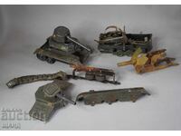 Lot de piese Tanc tun mecanic metalic vechi german