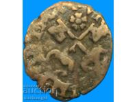 Quatrino 1 Patard Vatican Urban VIII Avignon Copper Rare!