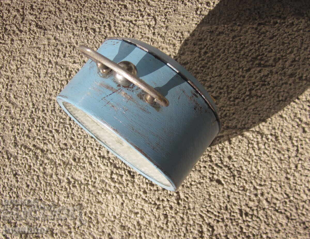 старинен Германски настолен часовник будилник peter - 6