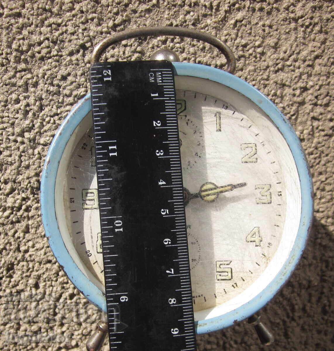 старинен Германски настолен часовник будилник peter - 7