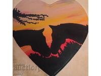 Картина ба платно с акрилни бой