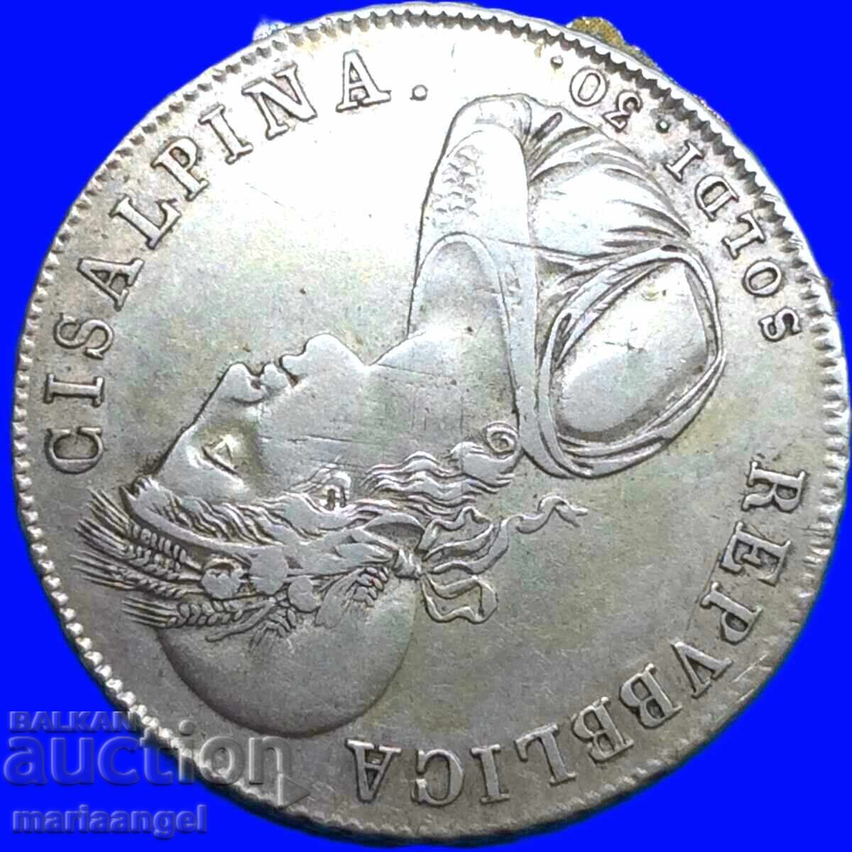 Δημοπρασία Ναπολέων 30 σόλδι 1800 - 1801 Ιταλία Κισαλπίνης Ίδρυμα