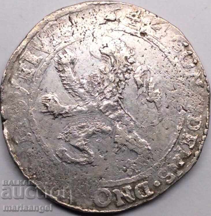 Netherlands Thaler 1644 1/2 Lion Daaler Utrecht Ασημένιο - 7