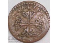 Cesino Italy Francesco Farnese 1700-1727 Piacenza Copper