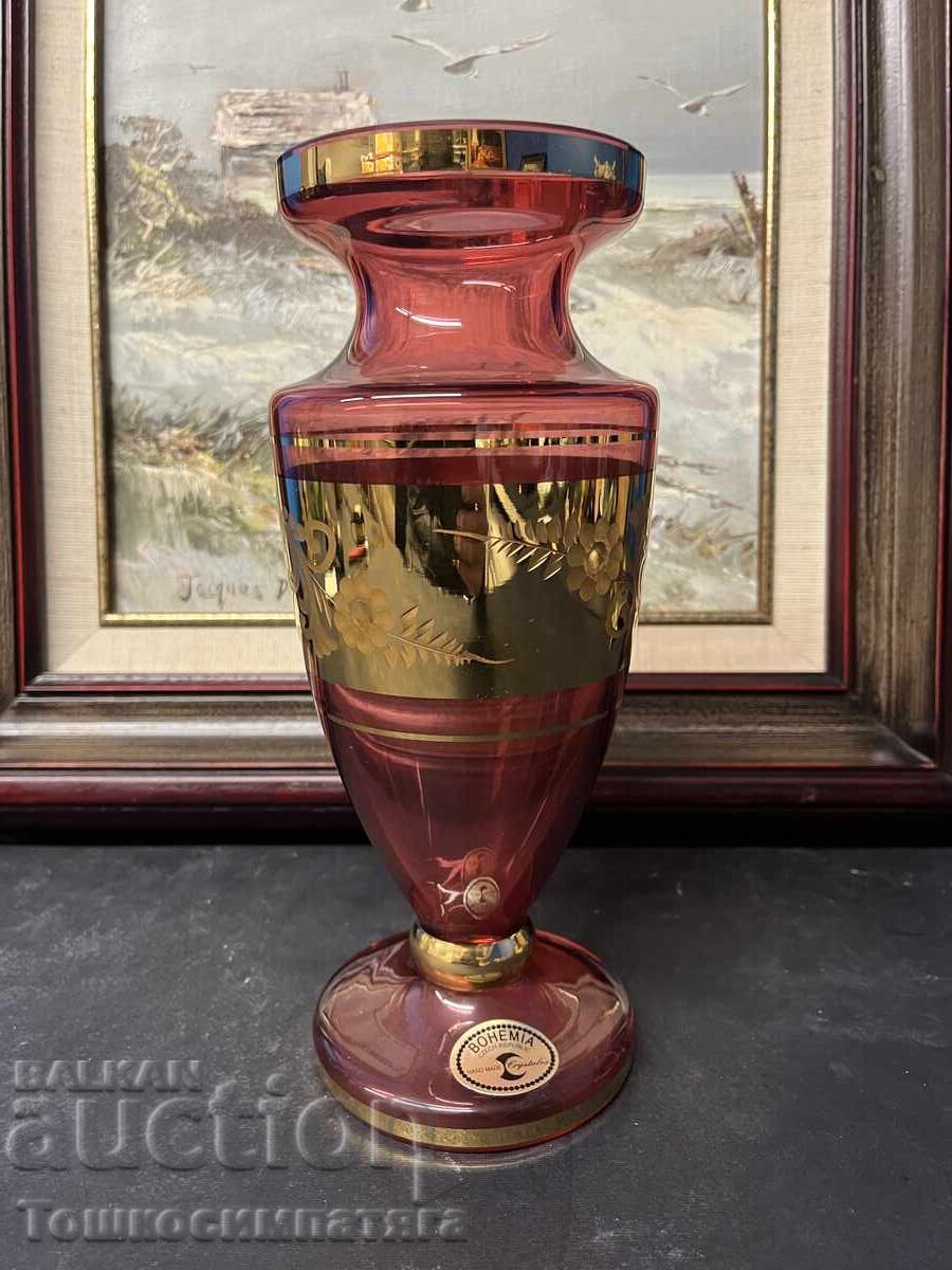 Beautiful Bohemia vase - 6