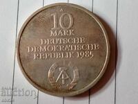 10 mărci 1985 - Universitatea Humboldt, Germania - RDG