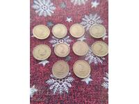 Lot of 2 stotinki 1999