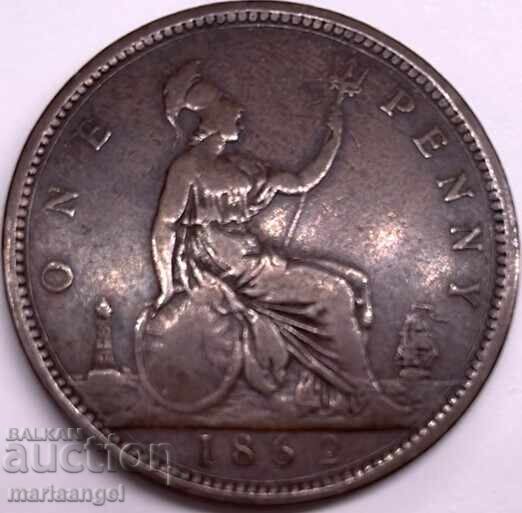 Μεγάλη Βρετανία 1 πένα 1862 30mm - σπάνιο σε ποιότητα με τιμή € 23.00 | 44.98 BGN