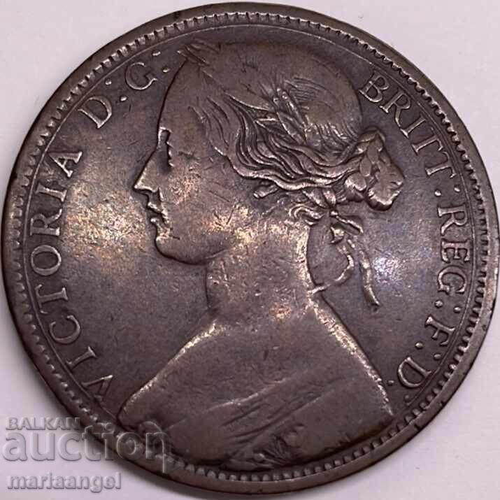 Μεγάλη Βρετανία 1 πένα 1862 30mm - σπάνιο σε ποιότητα - 5