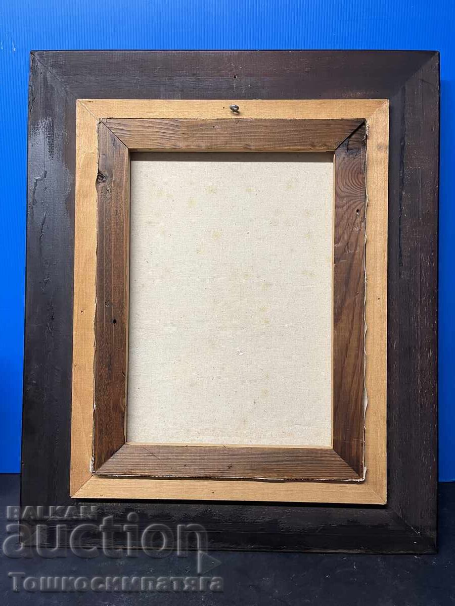 Красив,морски пейзаж на платно с маслени бои - 6