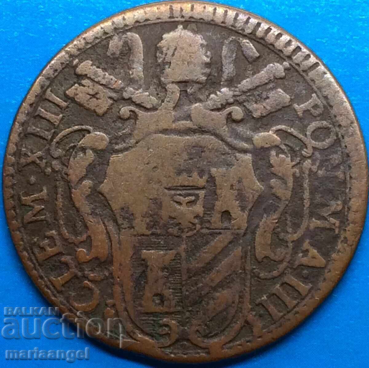 Baiocco Romano Clement XIII 1758-1769 Vatican 10,13 - 6