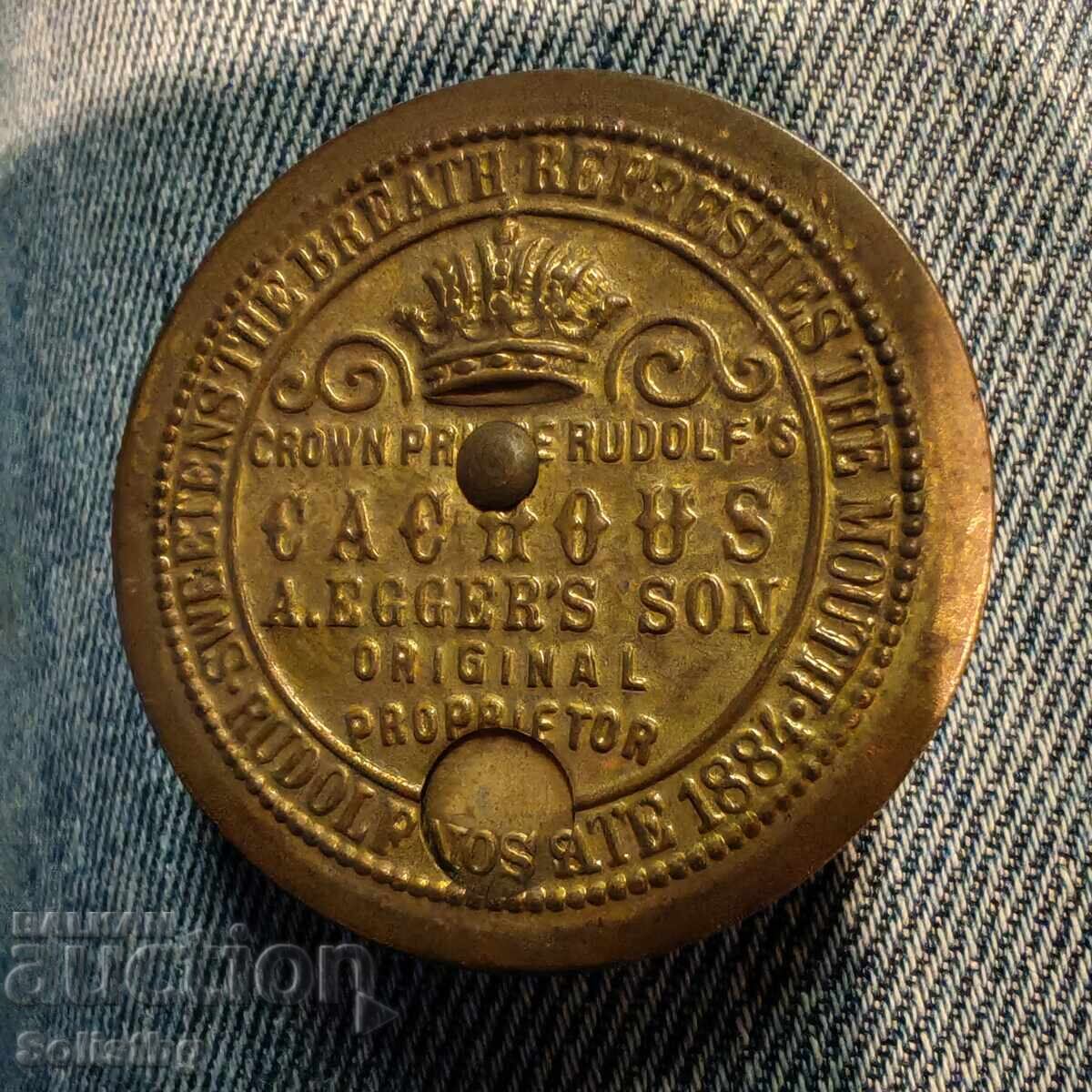 Vintage candy boxes from the 1880s