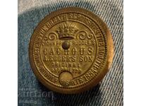 Βίντατζ κουτί καραμέλες για αναζωογόνηση από τη δεκαετία του 1880