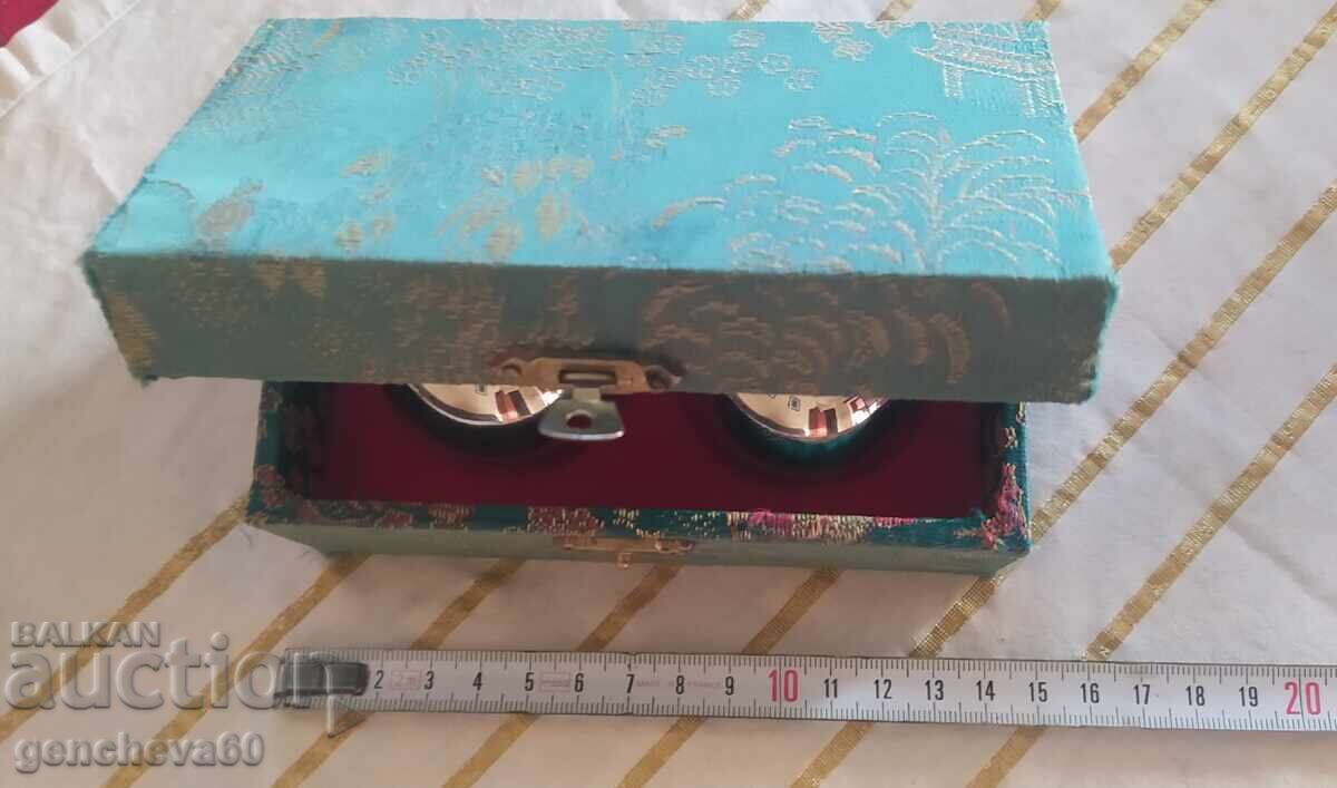 Αντίκες κινέζικες μπάλες χαλάρωσης Μπαοντίνγκ - 6 Αντίκες κινέζικες μπάλες χαλάρωσης Μπαοντίνγκ - 6