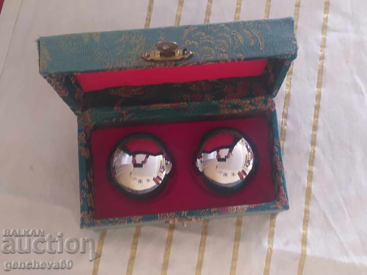 Αντίκες κινέζικες μπάλες χαλάρωσης Μπαοντίνγκ - 7 Αντίκες κινέζικες μπάλες χαλάρωσης Μπαοντίνγκ - 7