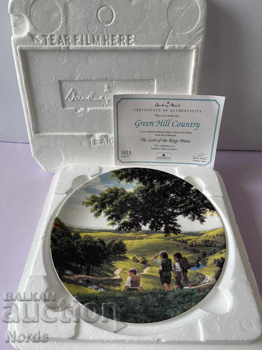 Доставка на “Властелинът на пръстените” чиния за колекция