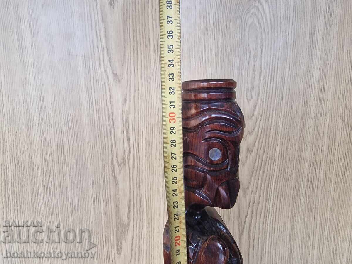 Дървена статуетка на "Тики" - 7