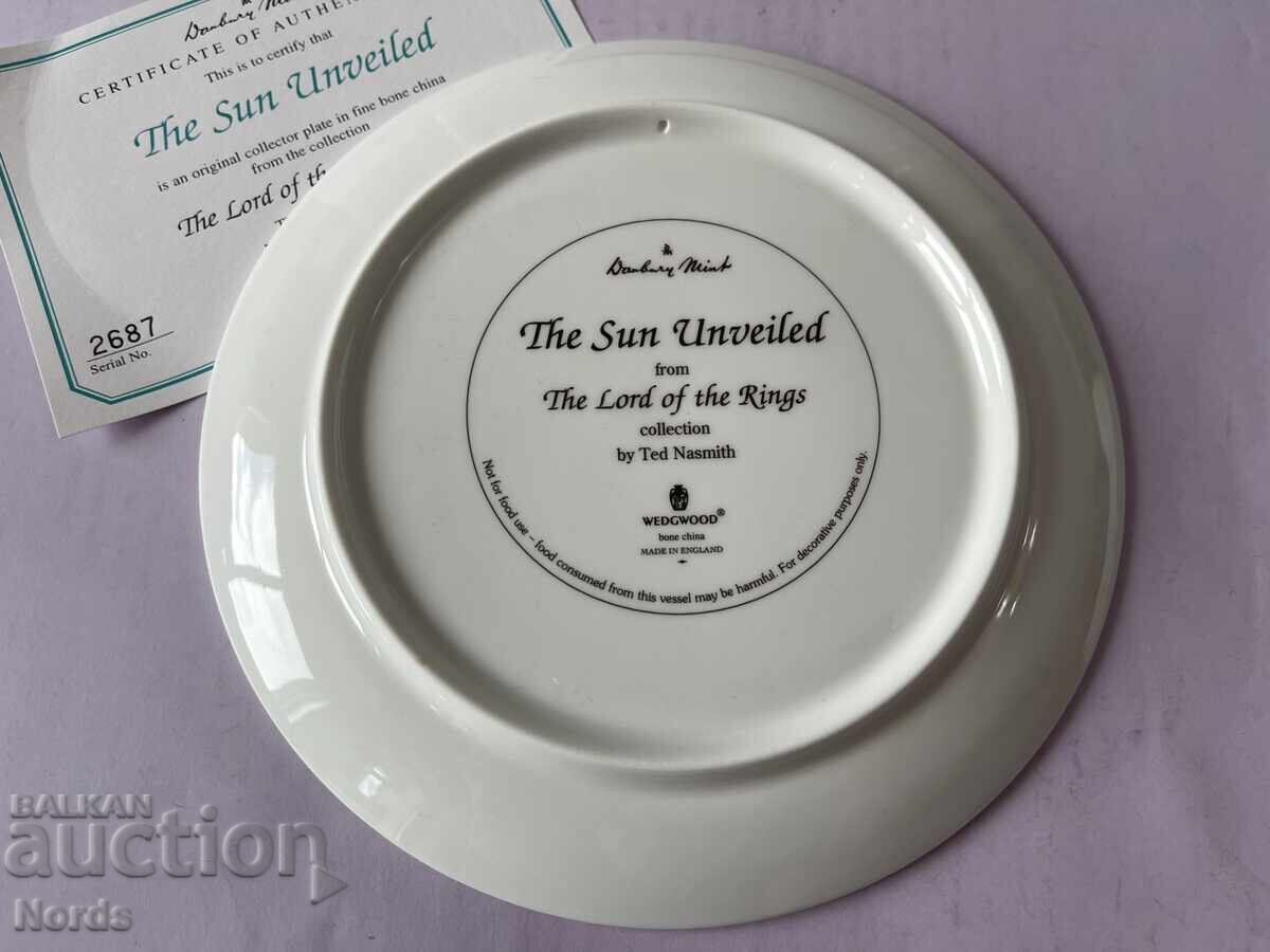 Аукцион “Властелинът на пръстените” чиния за колекция