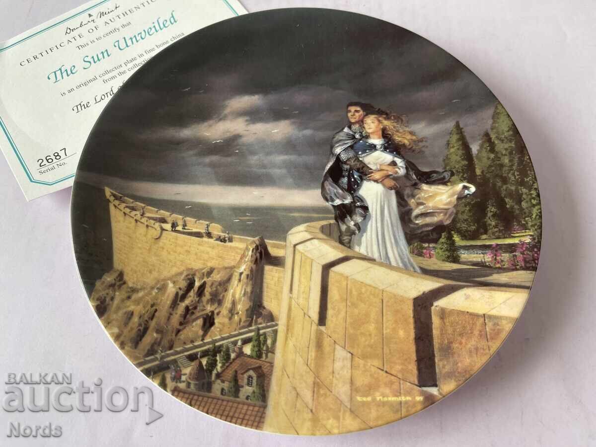 “Властелинът на пръстените” чиния за колекция