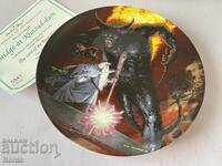 "Stăpânul Inelelor" farfurie de colecție