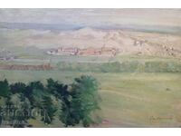 Old painting by Stayko Kostov, DOUBLE-SIDED