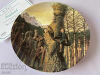 "Stăpânul Inelelor" farfurie de colecție