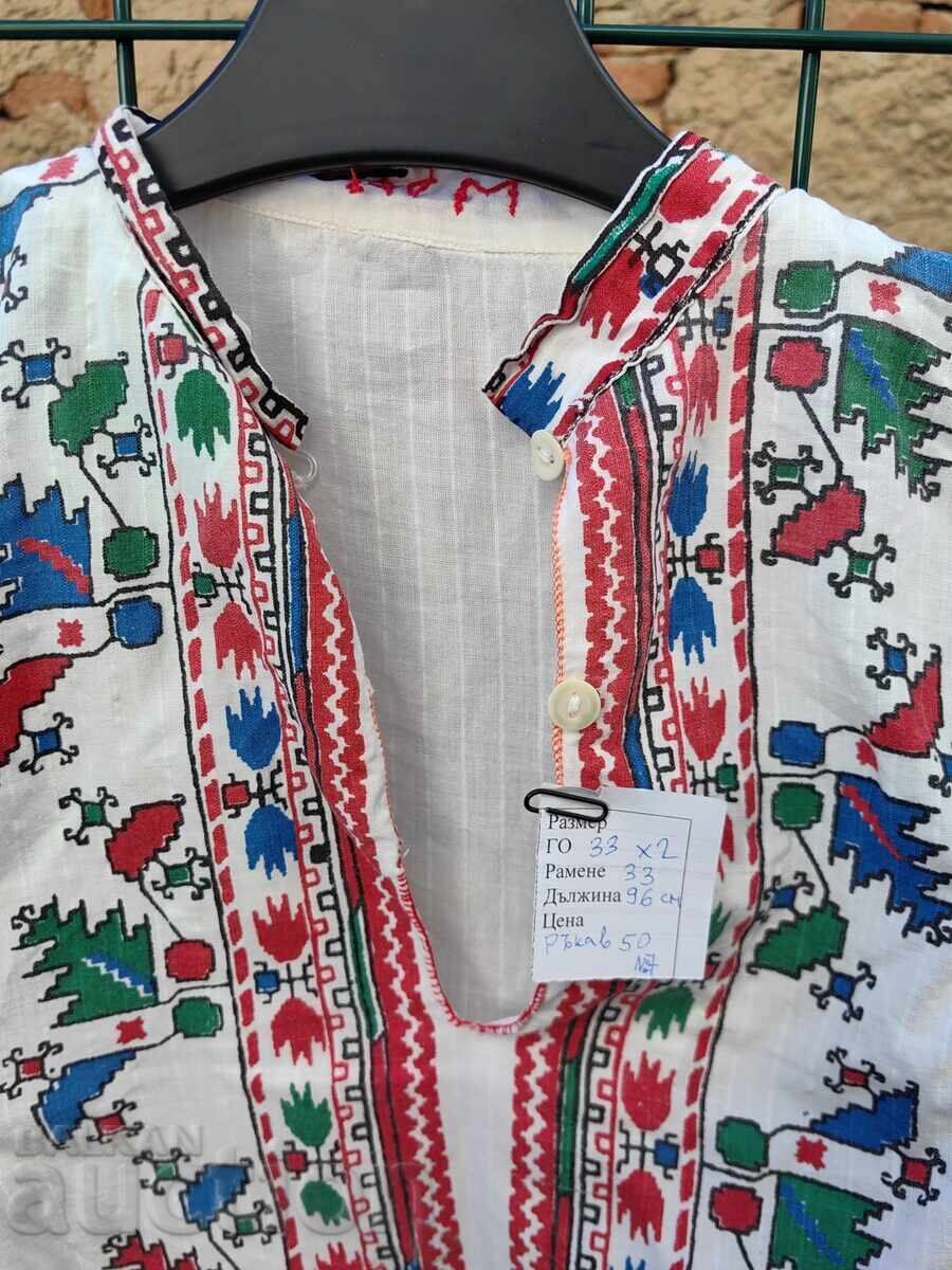 CĂMAȘĂ PORT POPULAR, BRODERIA ESTE IMPRIMATĂ, STRÂMTĂ ÎN ANUMITE LOCURI - 6 CĂMAȘĂ PORT POPULAR, BRODERIA ESTE IMPRIMATĂ, STRÂMTĂ ÎN ANUMITE LOCURI - 6