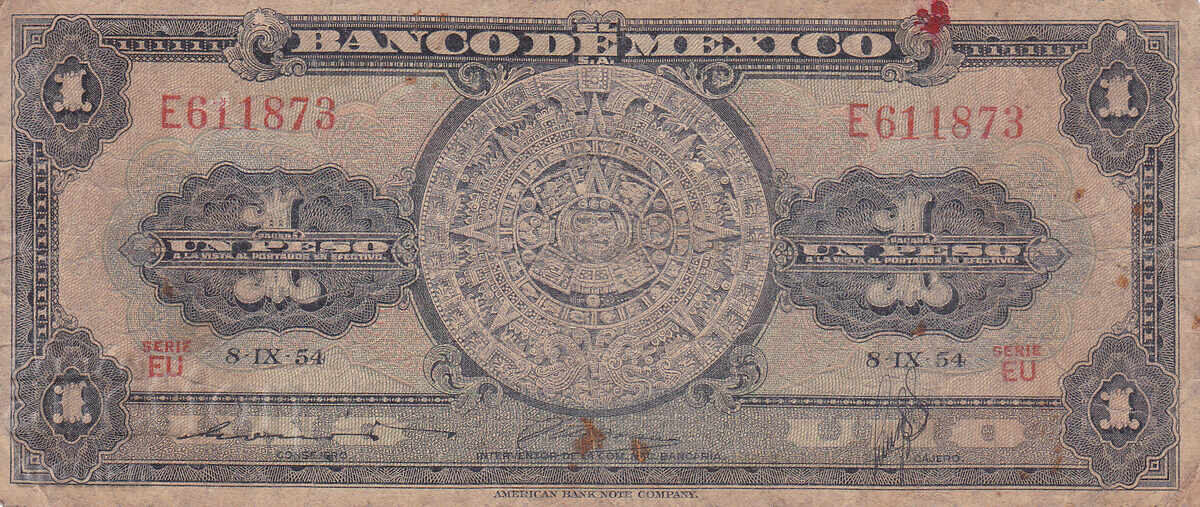 Dioman - MEXICO - 1 PESO - 1954
