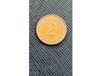 Germania 2 pfennig, 1962