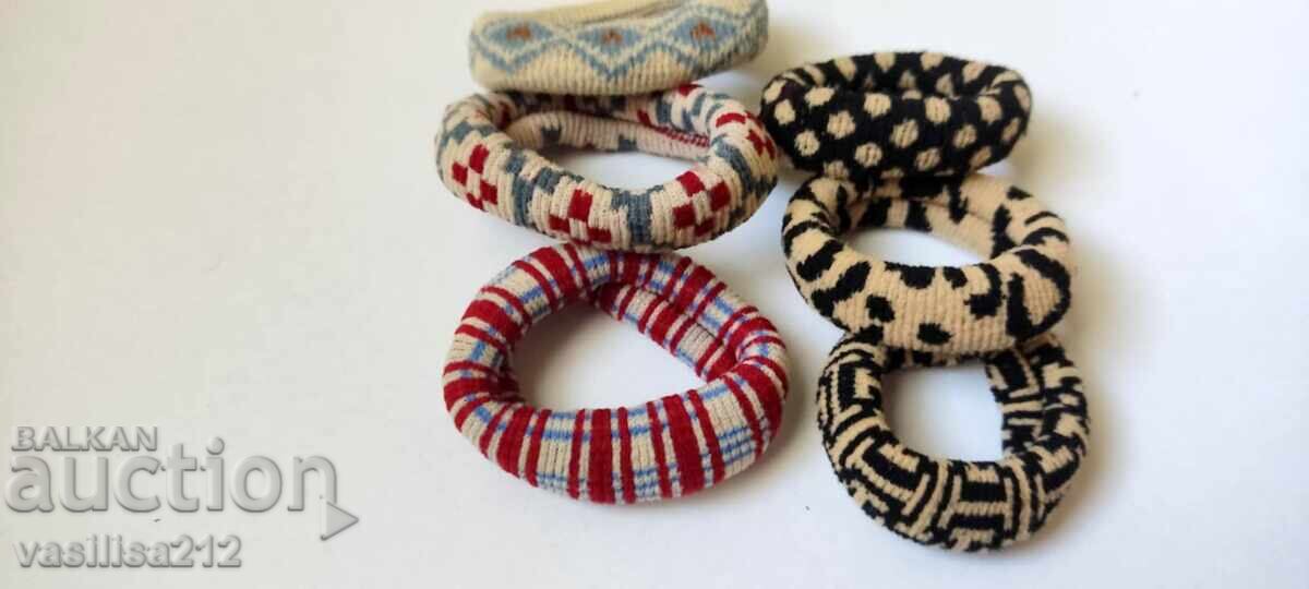 Нови ластици за коса,6 бр