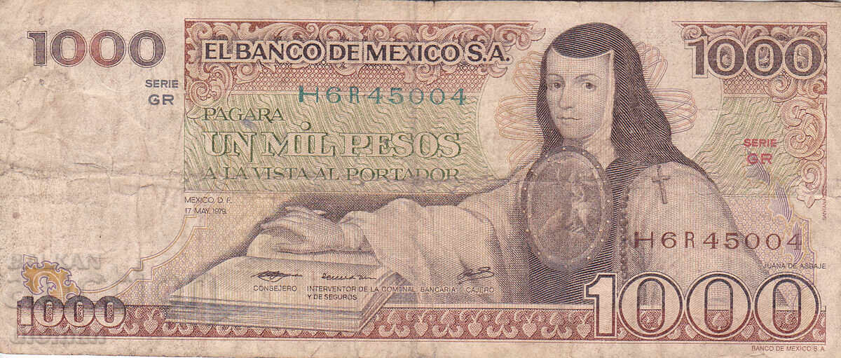 dioman - MEXICO - 1000 PESOS - 1979 dioman - MEXICO - 1000 PESOS - 1979