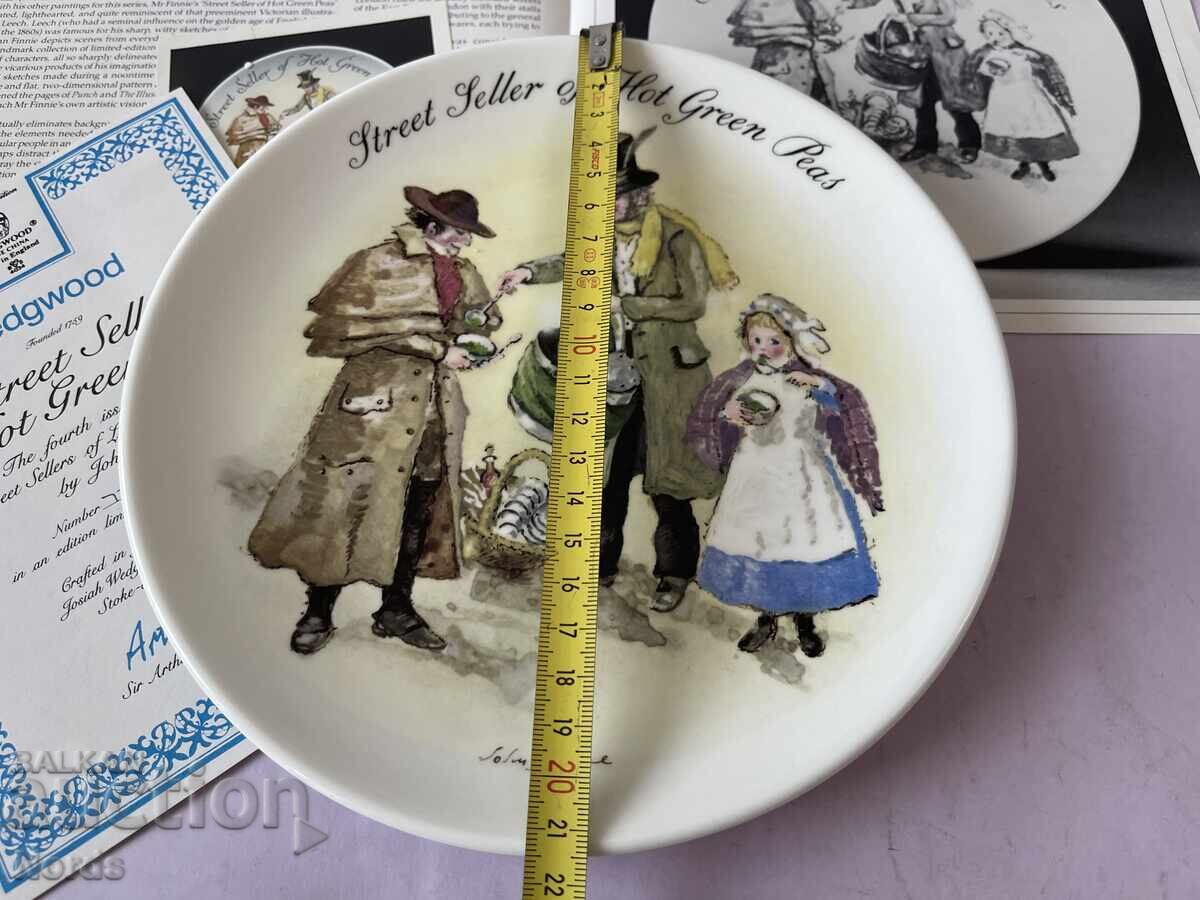 Wedgwood. Πιάτο συλλεκτικό με πιστοποιητικό - 5