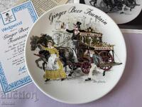 Wedgwood. Farfurie de colecție cu certificat