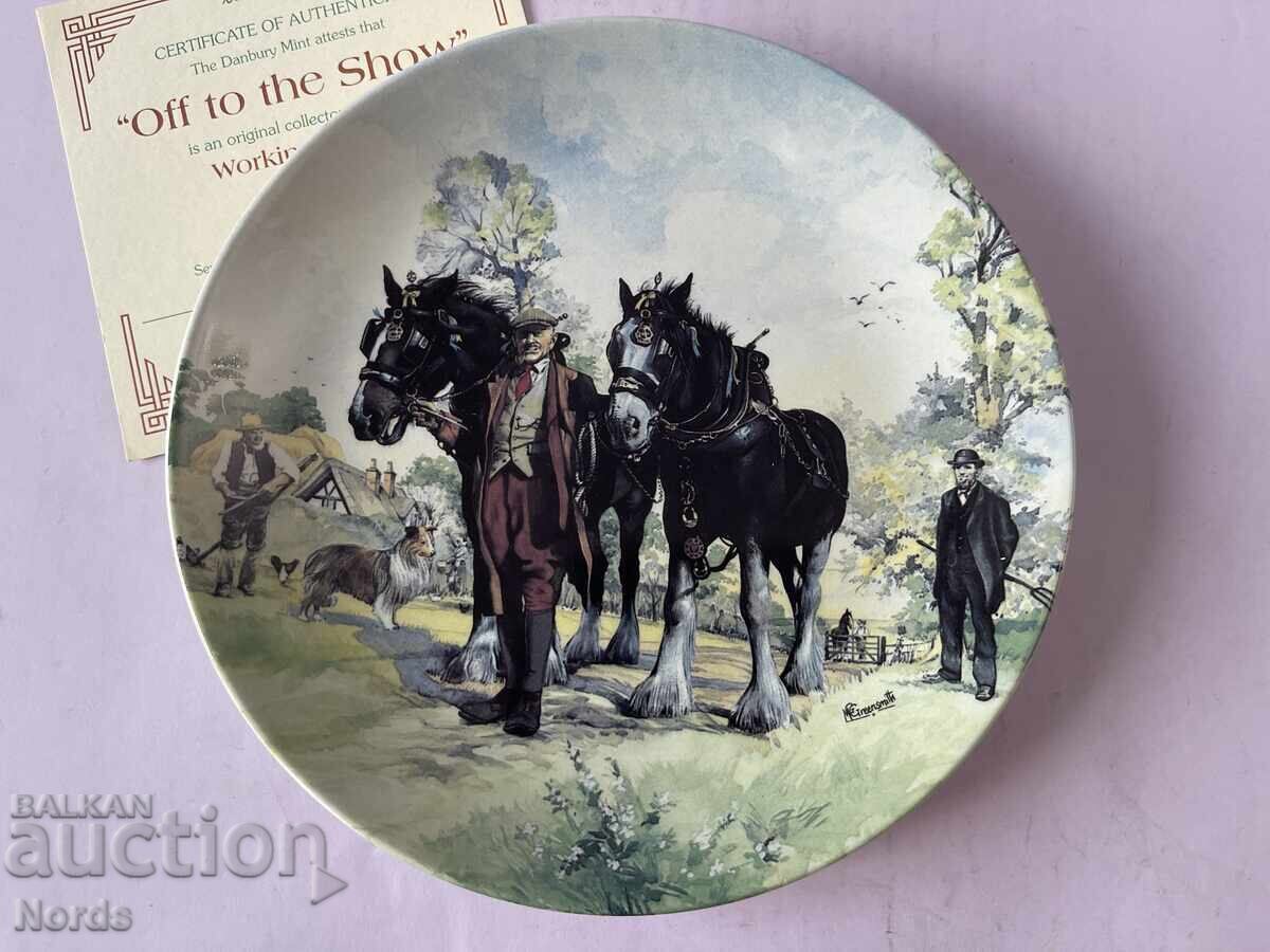 Wedgwood Συλλεκτικό Πιάτο με Πιστοποιητικό με τιμή € 0.01 | 0.02 BGN