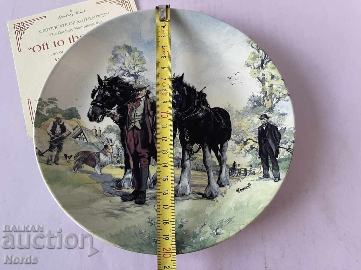 Wedgwood Συλλεκτικό Πιάτο με Πιστοποιητικό - 5