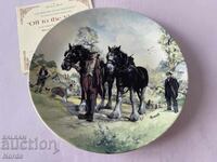 Farfurie de colecție Wedgwood cu certificat